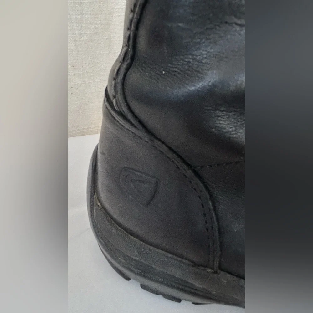 Keen Men's‎ Neutral Black Comfy Casual Leather Boots